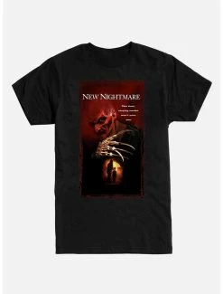 Outlet 👍 A Nightmare On Elm Street New Nightmare Poster T-Shirt ❤️