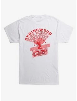 Buy 💯 A Nightmare On Elm Street Slashers Varsity Football T-Shirt 🤩