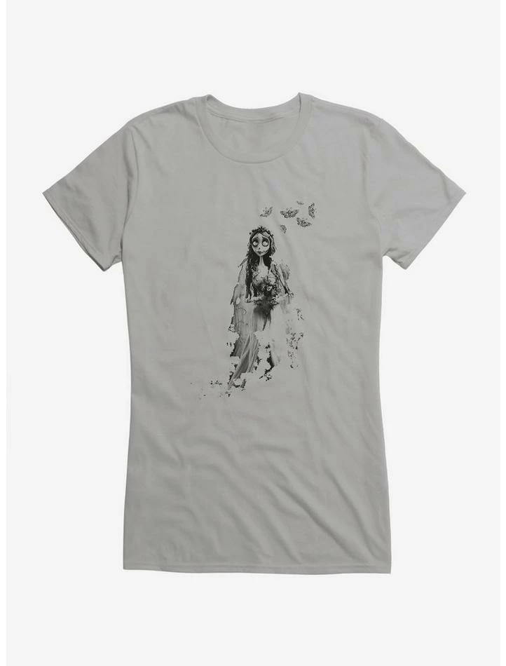 Buy π Corpse Bride Emily Butterflies 𧨠Girls T-Shirt β€οΈ