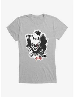 Cheap βοΈ IT Chapter Two Come Back And Play Cutout π― Girls T-Shirt β€οΈ