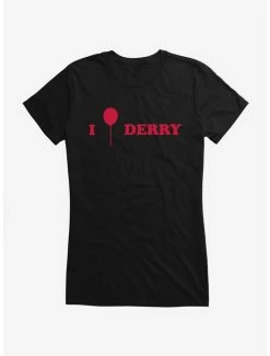 New π€© IT Chapter Two I Balloon Derry Red Script Girls T-Shirt π