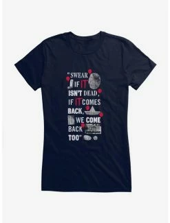 Best reviews of β IT Chapter Two We Come Back Too Quote β¨ Girls T-Shirt βοΈ