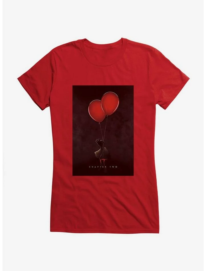 Wholesale π₯° IT Chapter Two Red Balloons Poster Girls T-Shirt π - Image 5