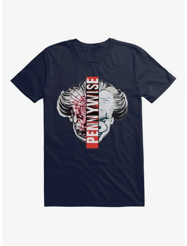 Wholesale β IT Chapter Two Pennywise Split Face T-Shirt β - Image 4