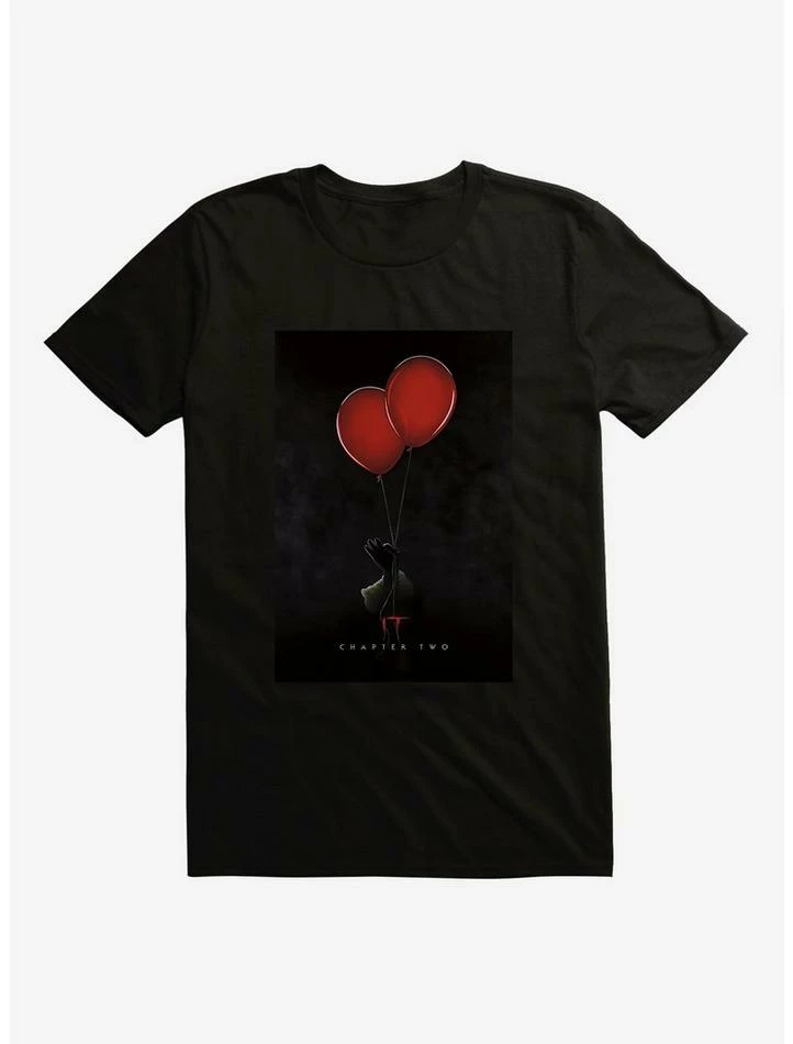 Best Pirce π IT Chapter Two Red Balloons Poster T-Shirt β€οΈ - Image 2