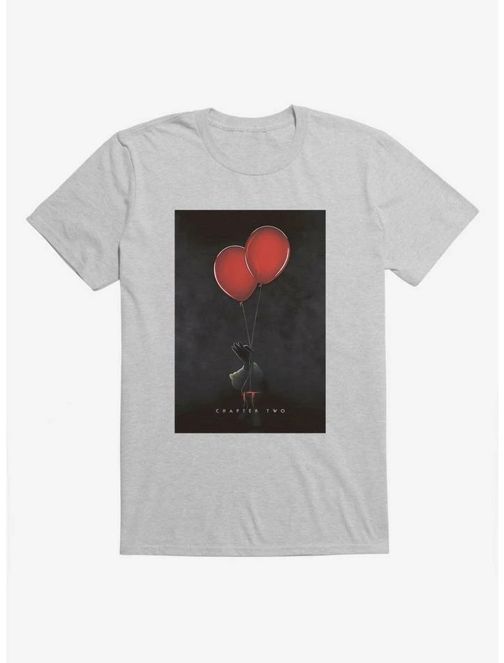 Best Pirce π IT Chapter Two Red Balloons Poster T-Shirt β€οΈ - Image 3