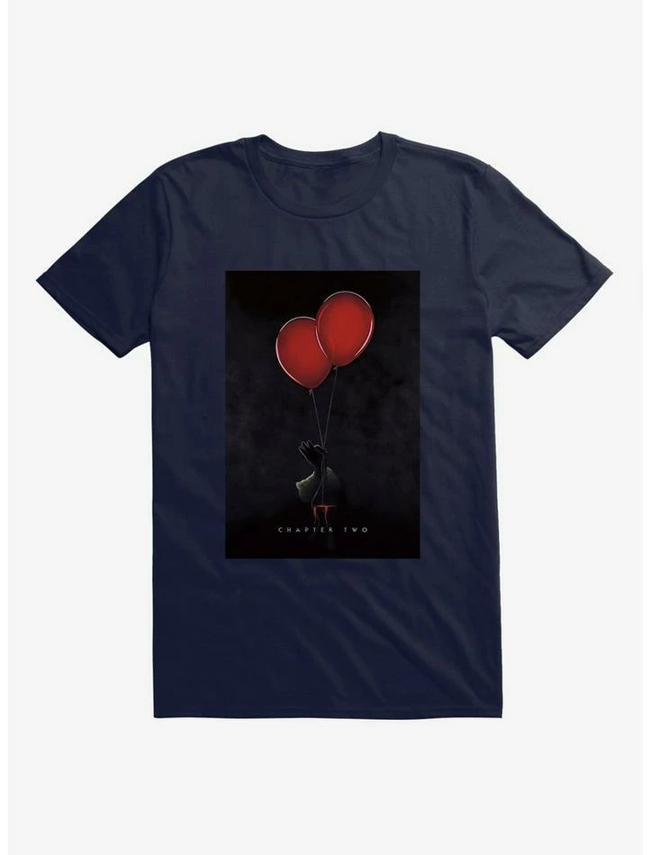 Best Pirce π IT Chapter Two Red Balloons Poster T-Shirt β€οΈ - Image 4