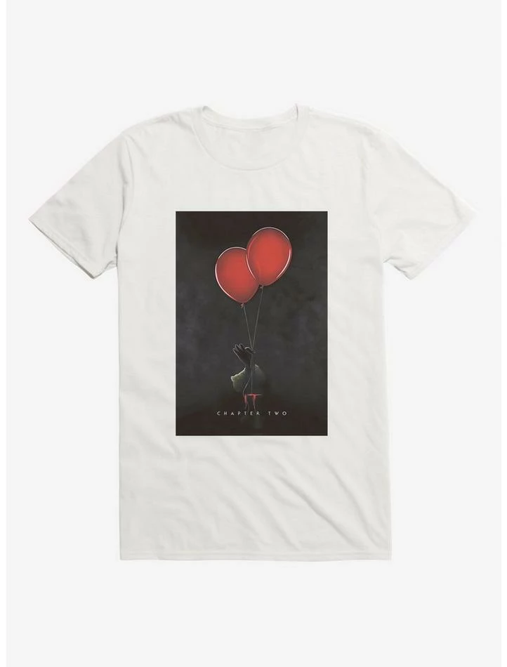 Best Pirce π IT Chapter Two Red Balloons Poster T-Shirt β€οΈ - Image 6