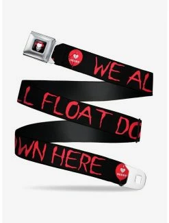 Best Sale ⌛ It Chapter Two I Love Derry Balloon We All Float Seatbelt Belt ✔️