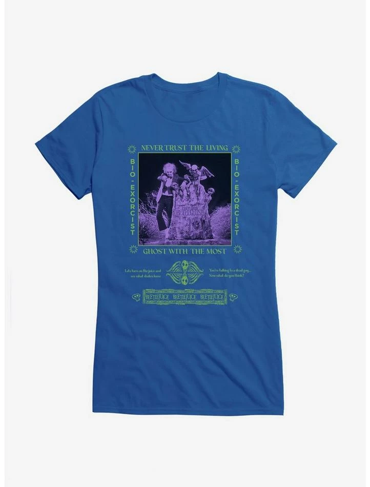 Wholesale π Beetlejuice Never Trust The Living Girls T-Shirt π - Image 5