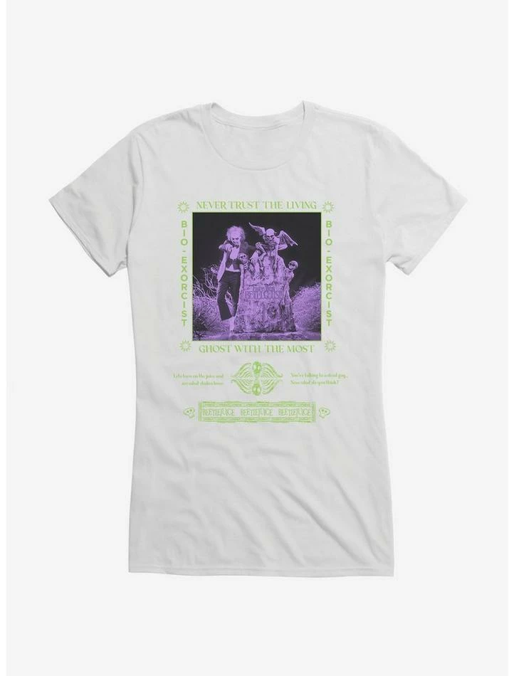 Wholesale π Beetlejuice Never Trust The Living Girls T-Shirt π - Image 6