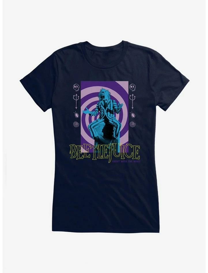 Budget β€οΈ Beetlejuice Swirl π₯ Girls T-Shirt β - Image 4