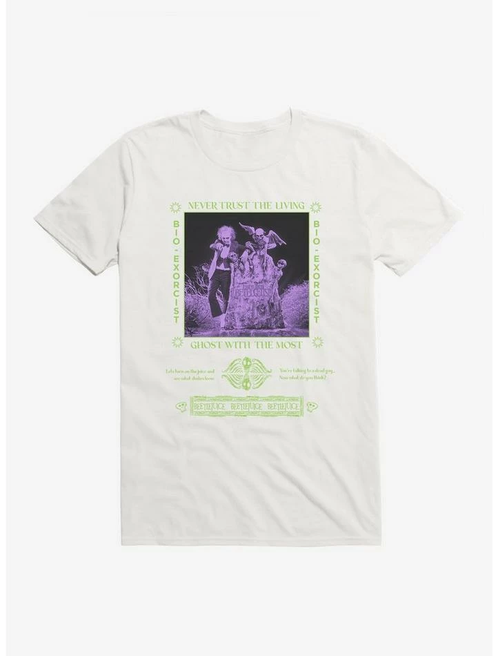 Cheap π Beetlejuice Never Trust The Living T-Shirt π - Image 3