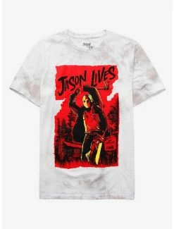 Best Pirce 😀 Friday The 13th Jason Lives Wash T-Shirt 🎁