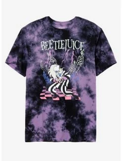 Brand new 🤩 Beetlejuice Animated Tie-Dye T-Shirt ⭐