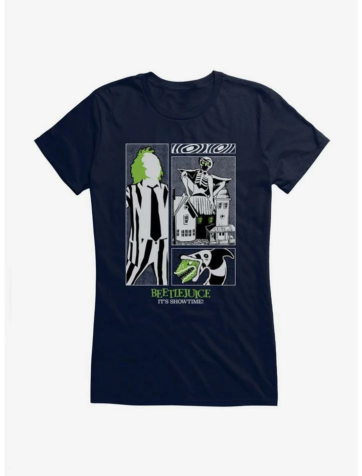 Best Sale π Beetlejuice It's Showtime! Girls T-Shirt π₯ - Image 4
