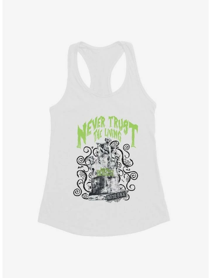 Best reviews of β Beetlejuice Never Trust The Living π― Girls Tank π - Image 2