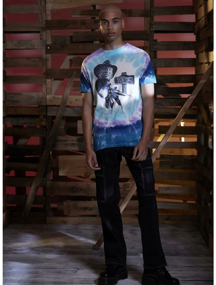 Best deal π€© A Nightmare On Elm Street Freddy Tie-Dye T-Shirt π€© - Image 2