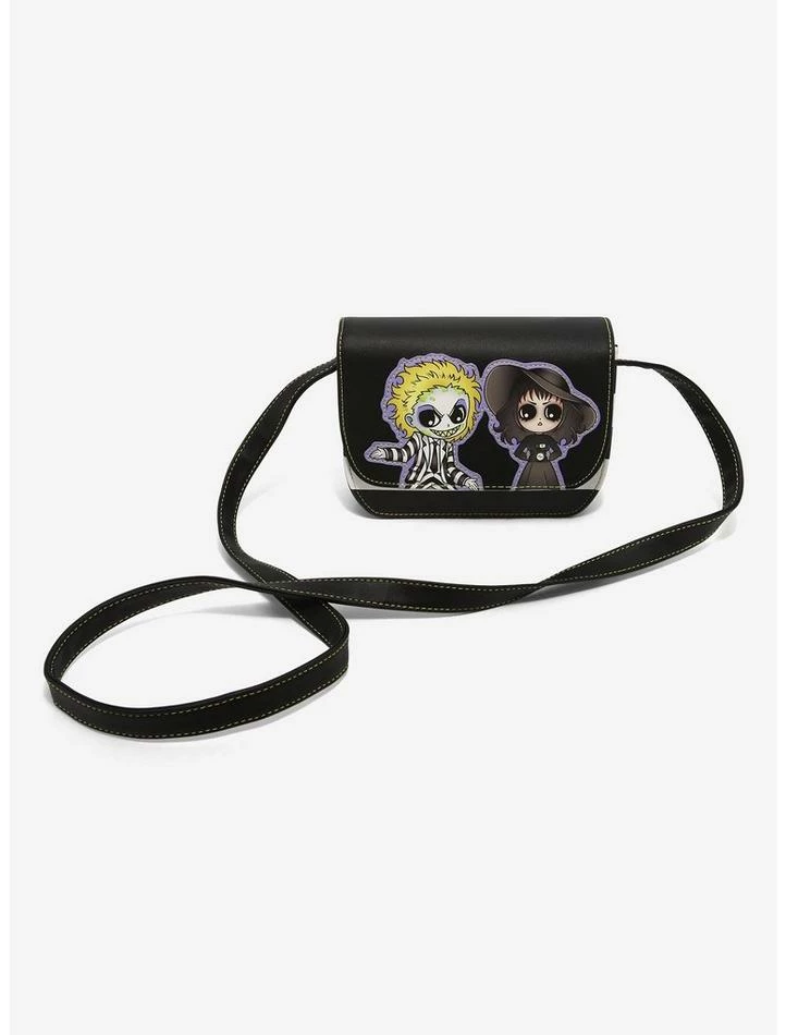 Hot Sale π₯ Loungefly Beetlejuice Chibi Duo Crossbody Bag β
