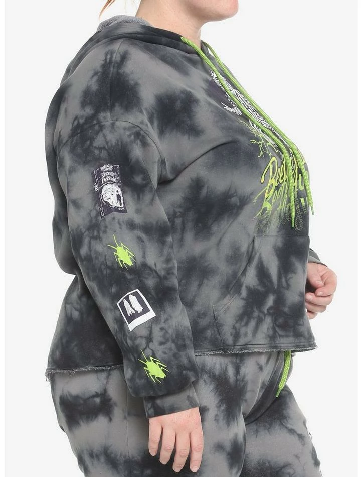 Promo π Beetlejuice Icons Wash π Girls Crop Hoodie Plus Size βοΈ - Image 4