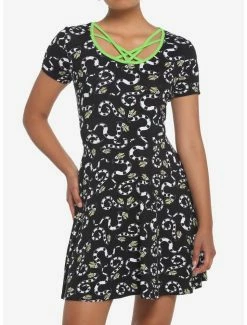 Wholesale 👏 Beetlejuice Sandworm Skater Dress 🥰