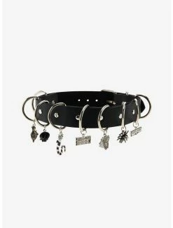 Best Pirce 𧨠Beetlejuice D-Ring Charm Choker π