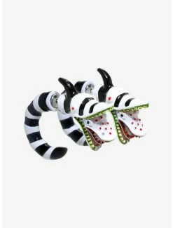 Top 10 π₯ Beetlejuice Sandworm Faux Tunnel Earrings β¨
