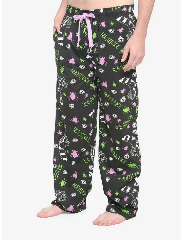 Best reviews of β Beetlejuice Logos Pajama Pants βοΈ