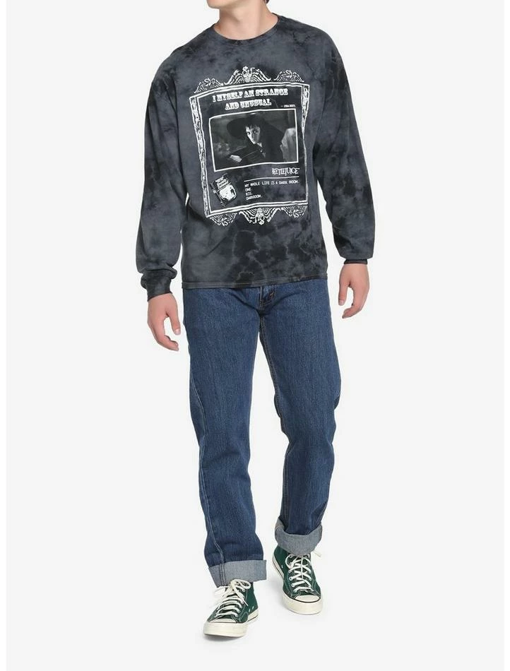 Wholesale π€© Beetlejuice Lydia Wash Long-Sleeve T-Shirt π― - Image 2