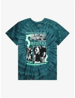 Hot Sale π€© Beetlejuice Comic Tie-Dye Boyfriend Fit Girls T-Shirt Plus Size β