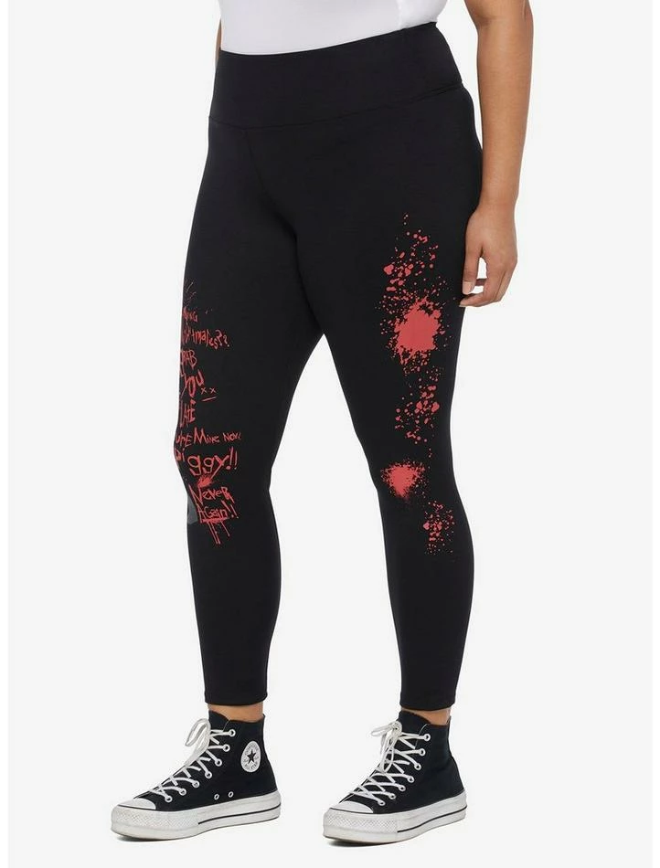 Cheap π A Nightmare On Elm Street Freddy Silhouette Leggings Plus Size βοΈ - Image 2