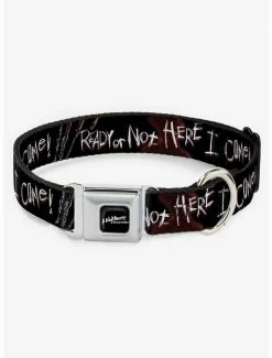 Best reviews of β€οΈ A Nightmare on Elm Street "Ready or Not... Here I Come" Seatbelt Buckle π Dog Collar π