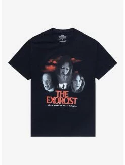 Promo 🔔 The Exorcist Collage Boyfriend Fit Girls T-Shirt ✨