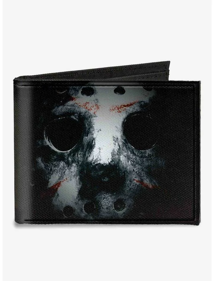 Best reviews of β¨ Friday The 13th Jason Mask3 Close Up Canvas Bifold Wallet β