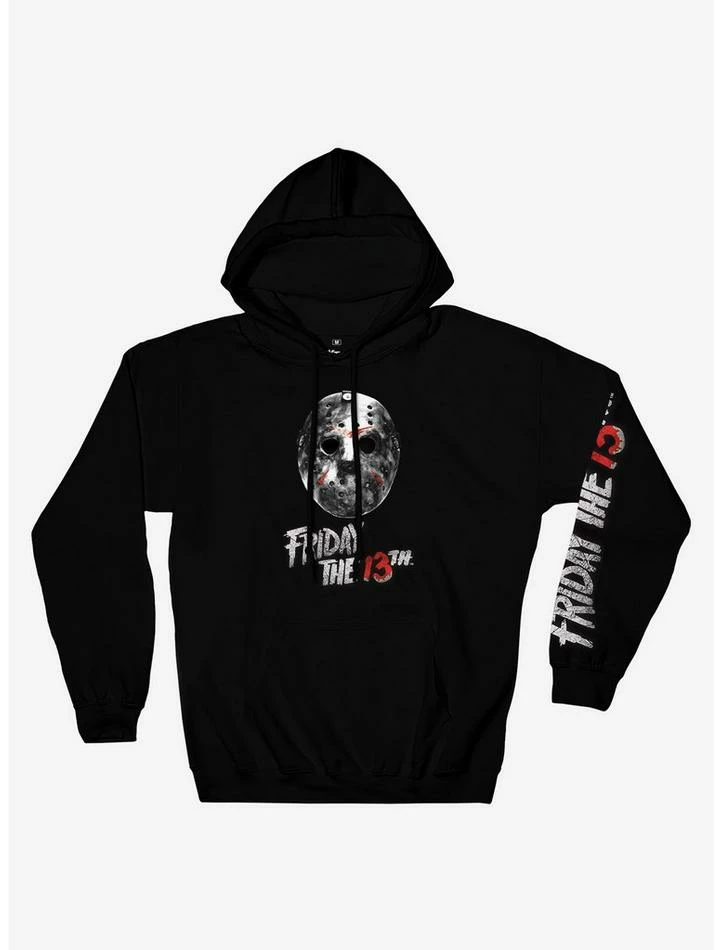 Discount π Friday The 13th Mask & Logo Hoodie π
