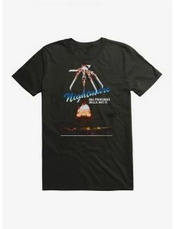 Hot Sale 👍 A Nightmare On Elm Street Italian Movie Poster T-Shirt ⭐